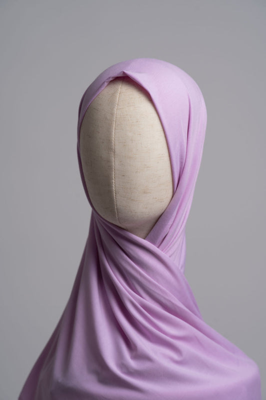 Voile Luxe Jersey BAMBOO Poudre de Lilas