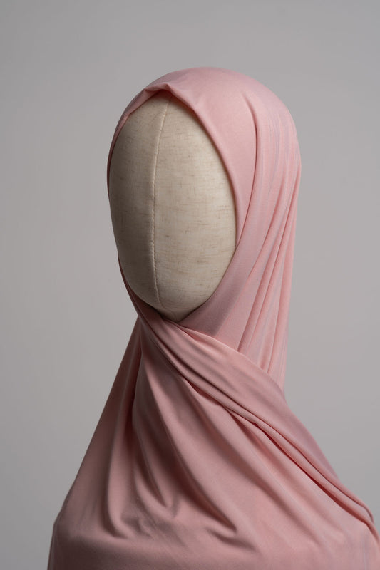 Voile Luxe Jersey BAMBOO Pétale de rose