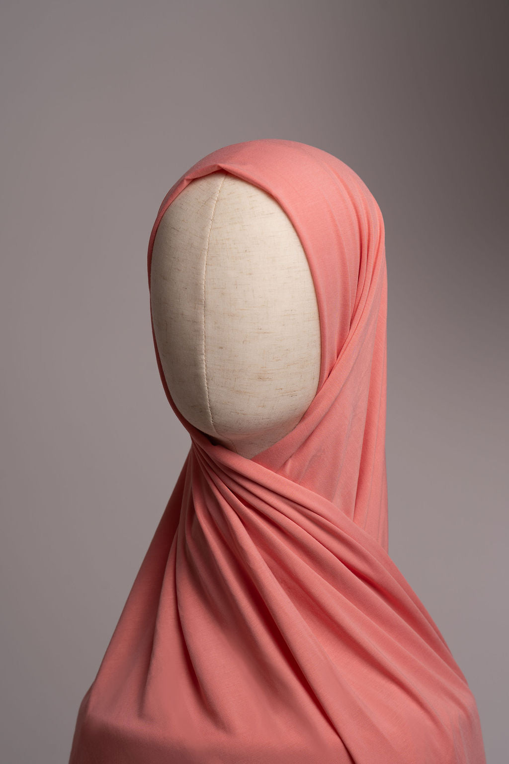 Voile Luxe Jersey BAMBOO Éclat de Corail