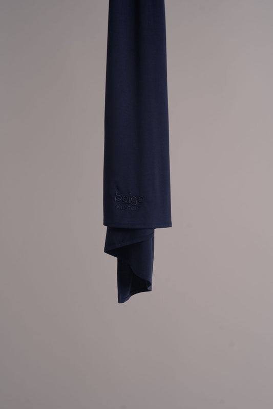 Voile Luxe Jersey BAMBOO Bleu de Nuit
