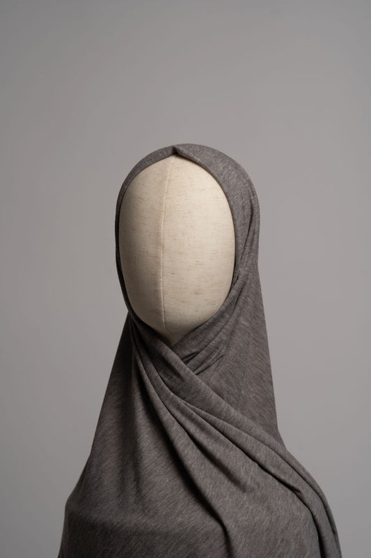 Voile Luxe Jersey Premium Gris Nuit