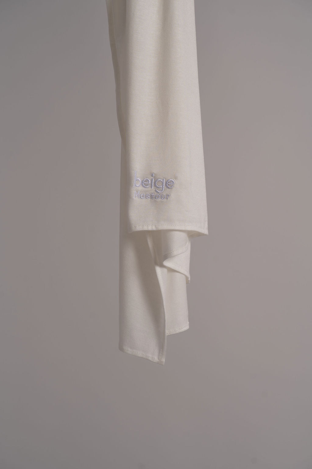 Voile Luxe Jersey Premium Neige Blanche
