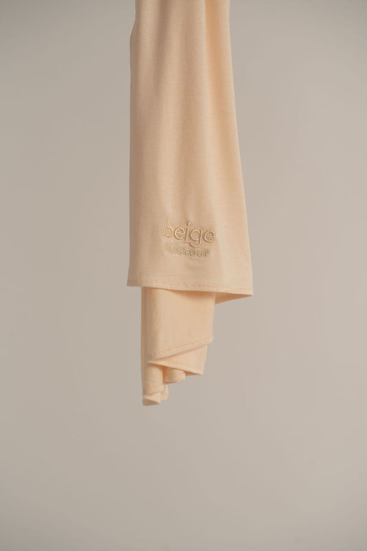 Voile Luxe Jersey Premium Abricot Glacé