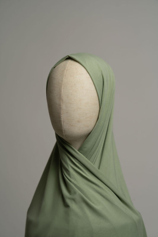 Voile Luxe Jersey BAMBOO Olive Sage