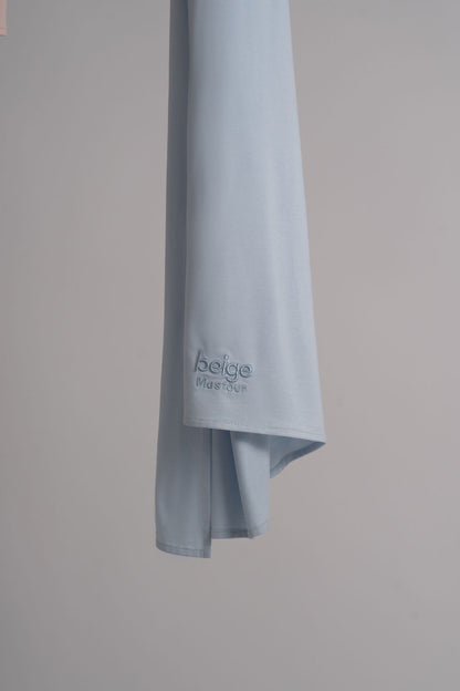 Voile Luxe Jersey BAMBOO Brume d'Azur