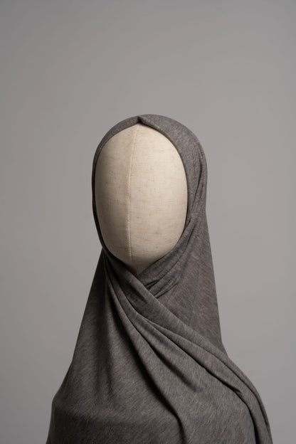 Voile Luxe Jersey Premium Gris Nuit