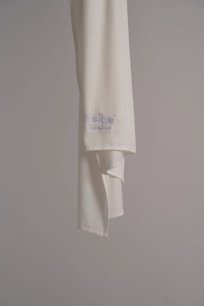 Voile Luxe Jersey Premium Neige Blanche